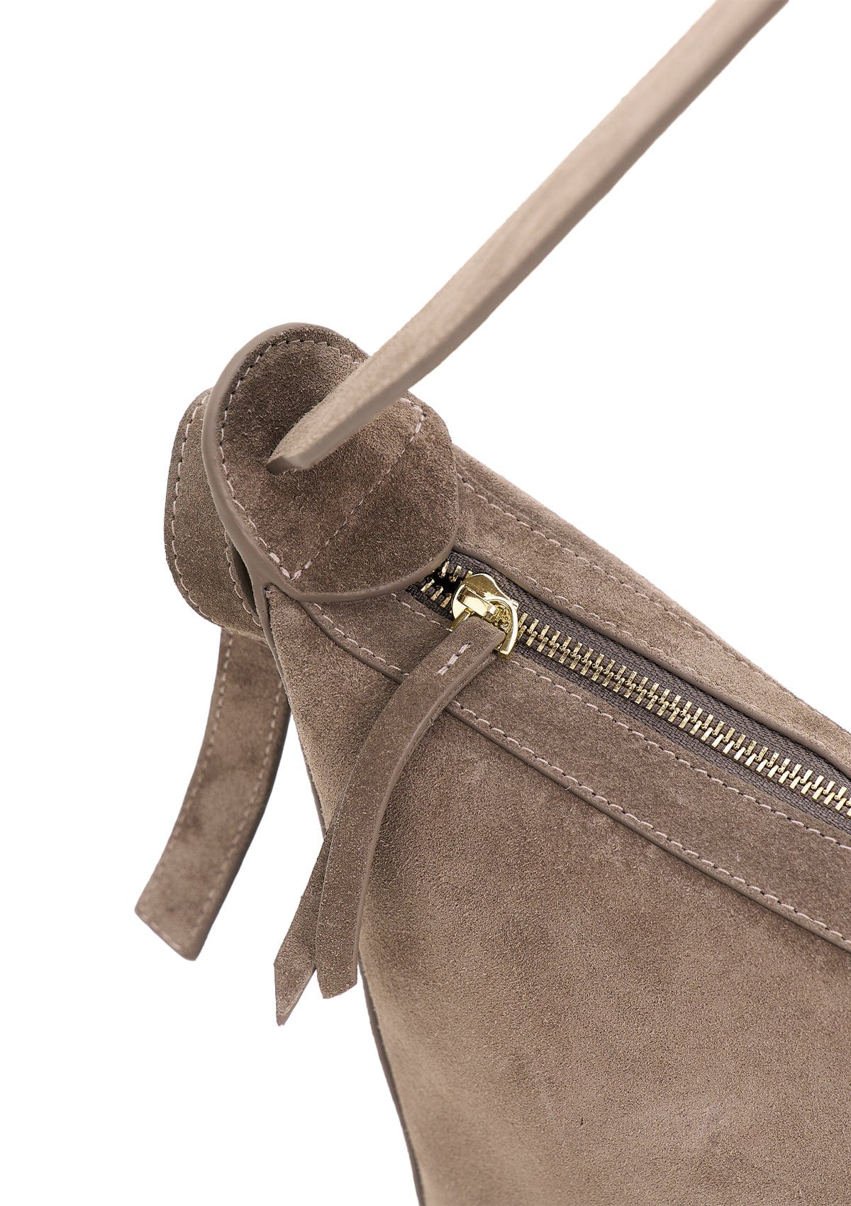 Suede bag Etape Croissant Grande Truffle Suede