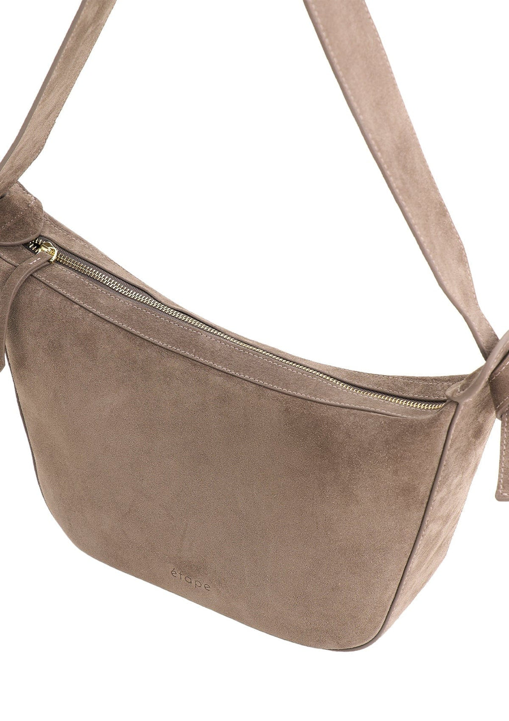 Suede bag Etape Croissant Grande Truffle Suede