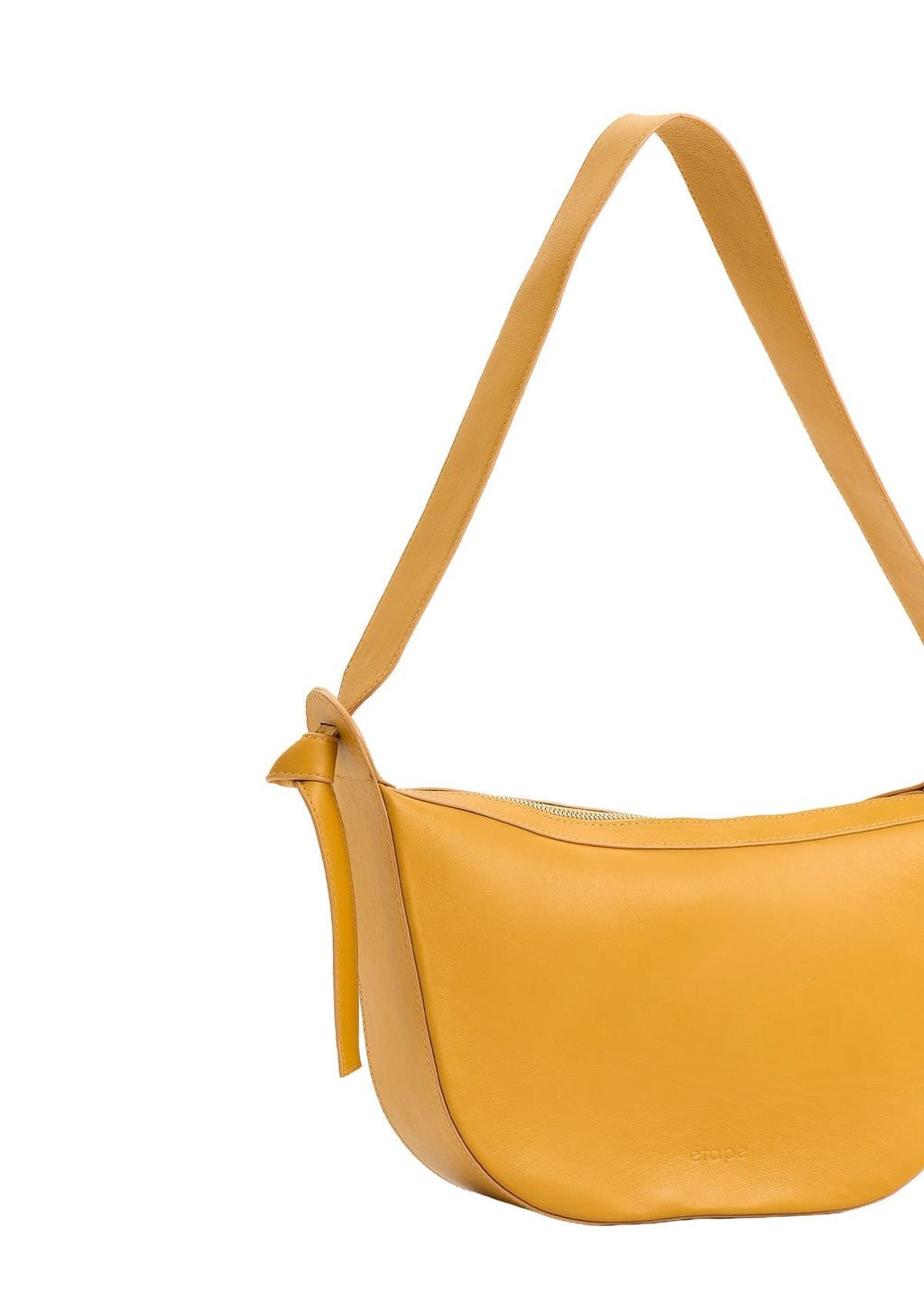 Leather bag Etape Croissant Grande Amber Nappa