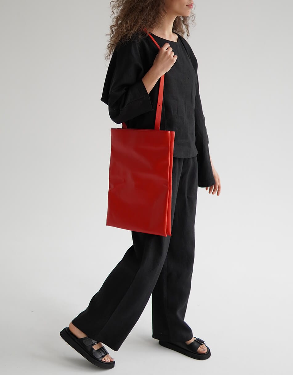 Leather bag Etape Grande 0011 Red