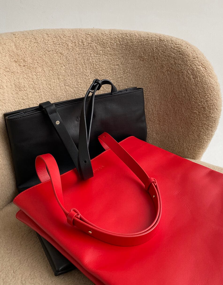 Leather bag Etape Grande 0011 Red
