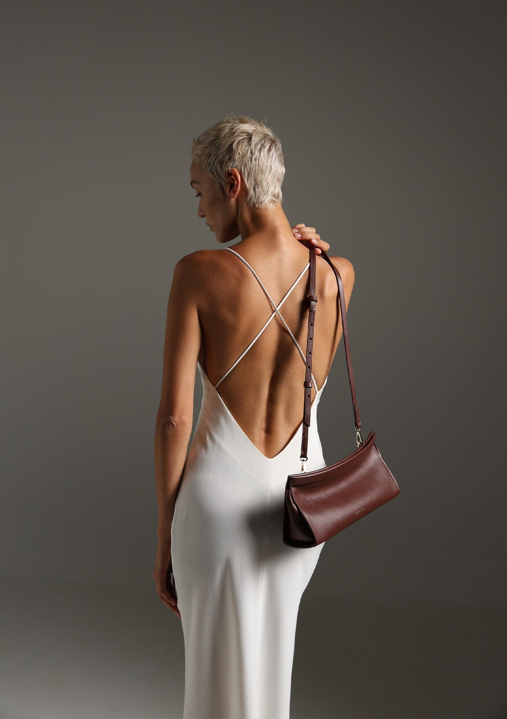 Leather bag Etape L’Arc Redwood Nappa