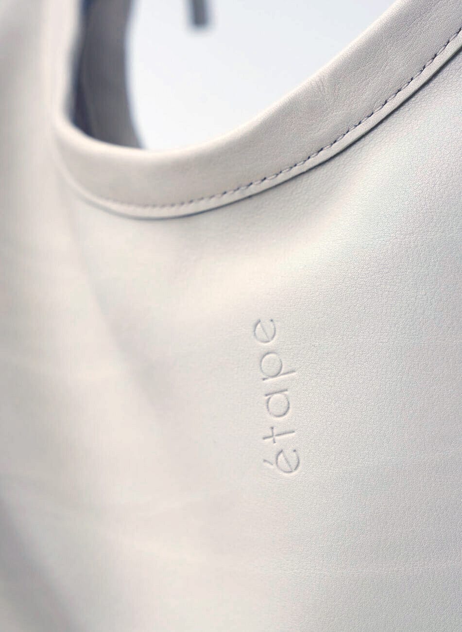 Leather bag Etape La Poche Grand 0017 Lait