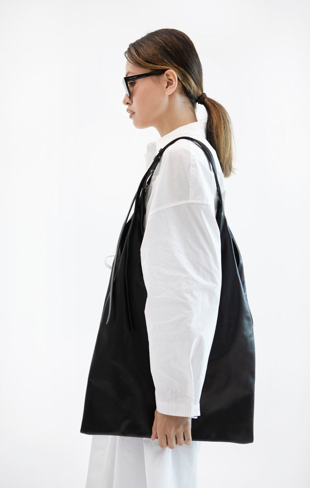 Leather bag Etape La Poche Grand 0017 Noire