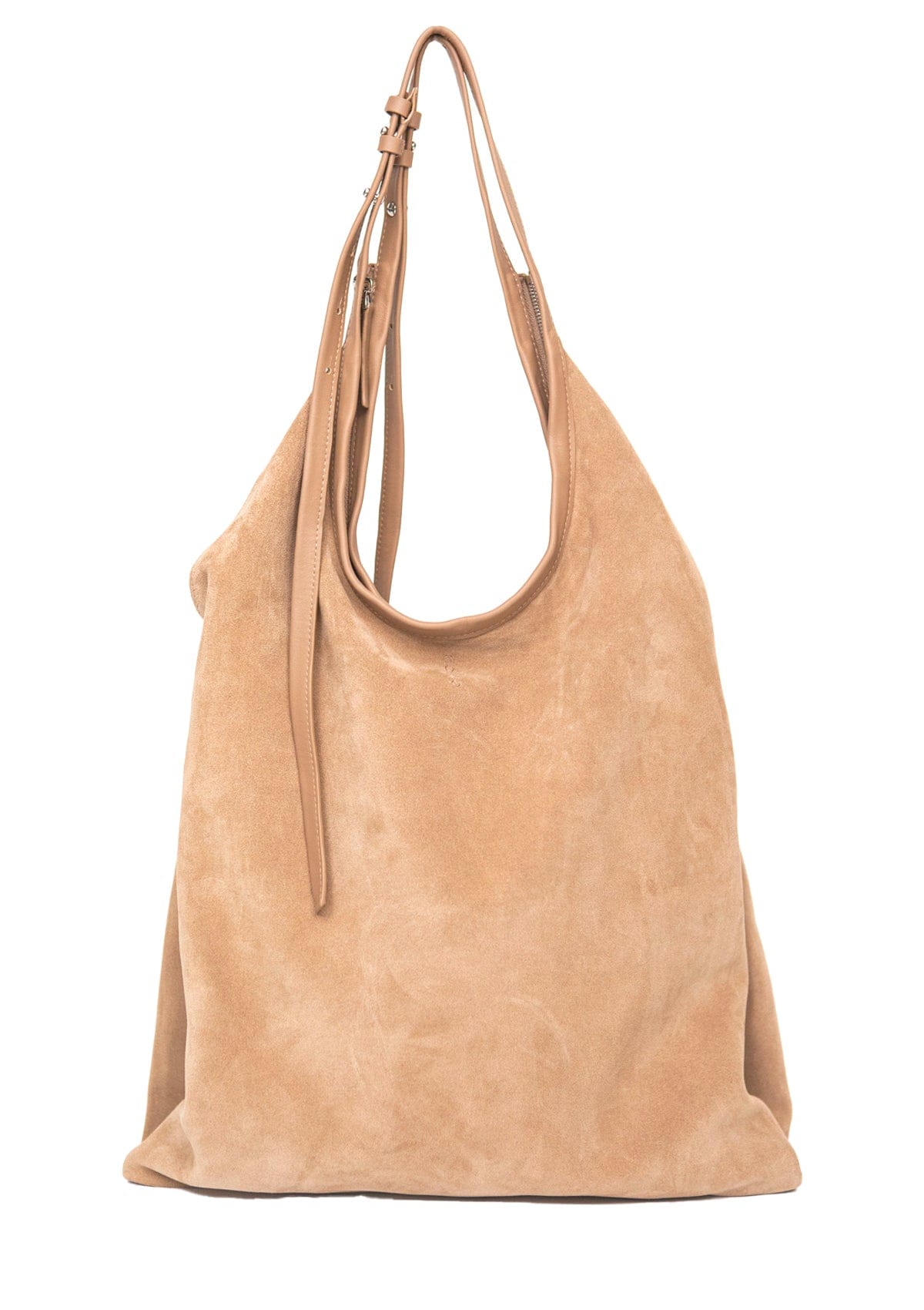 Suede bag Etape La Poche Grand Suede Biscotto