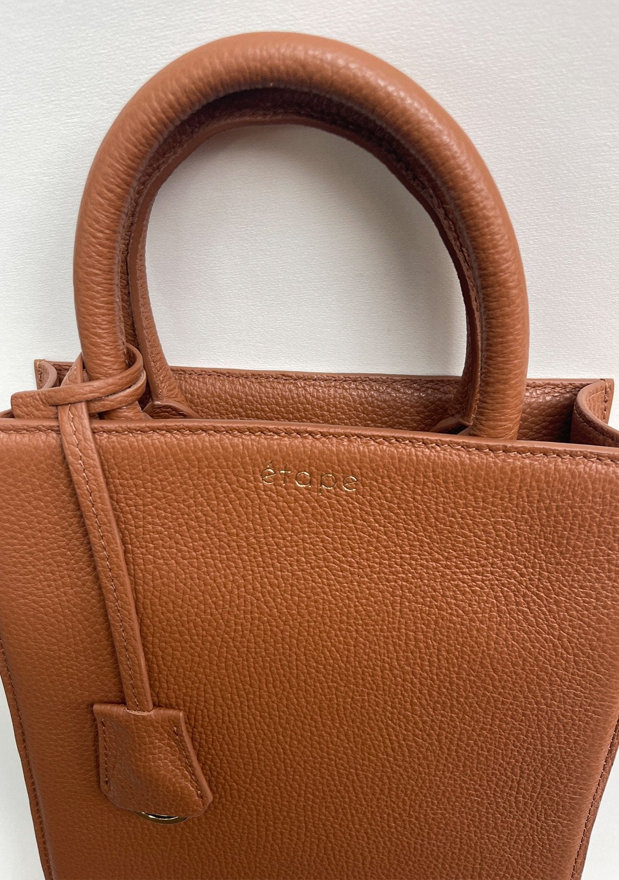 Leather bag Etape MAC BAG Cinnamon