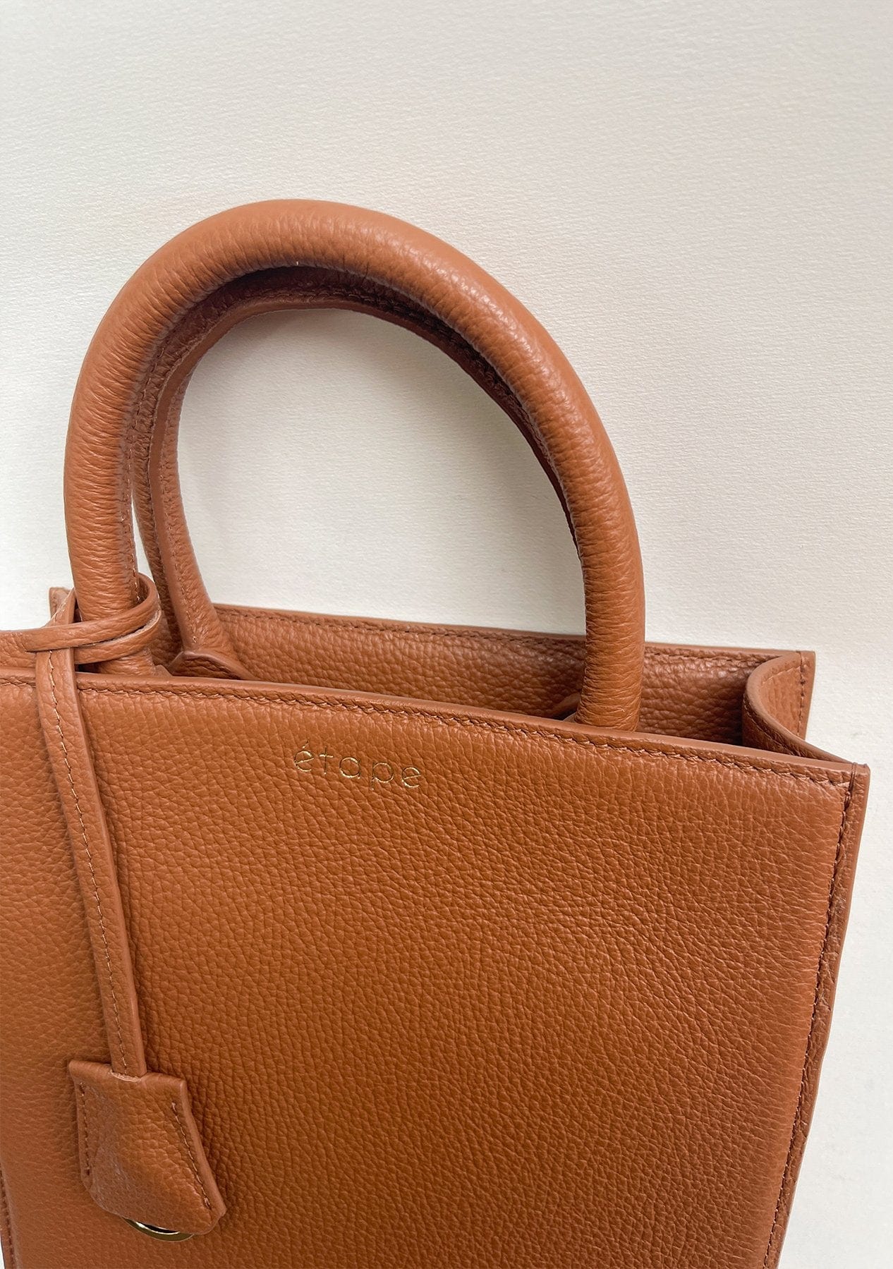Leather bag Etape MAC BAG Cinnamon