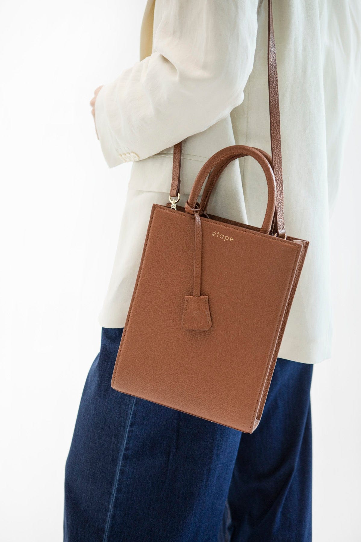 Leather bag Etape MAC BAG Cinnamon