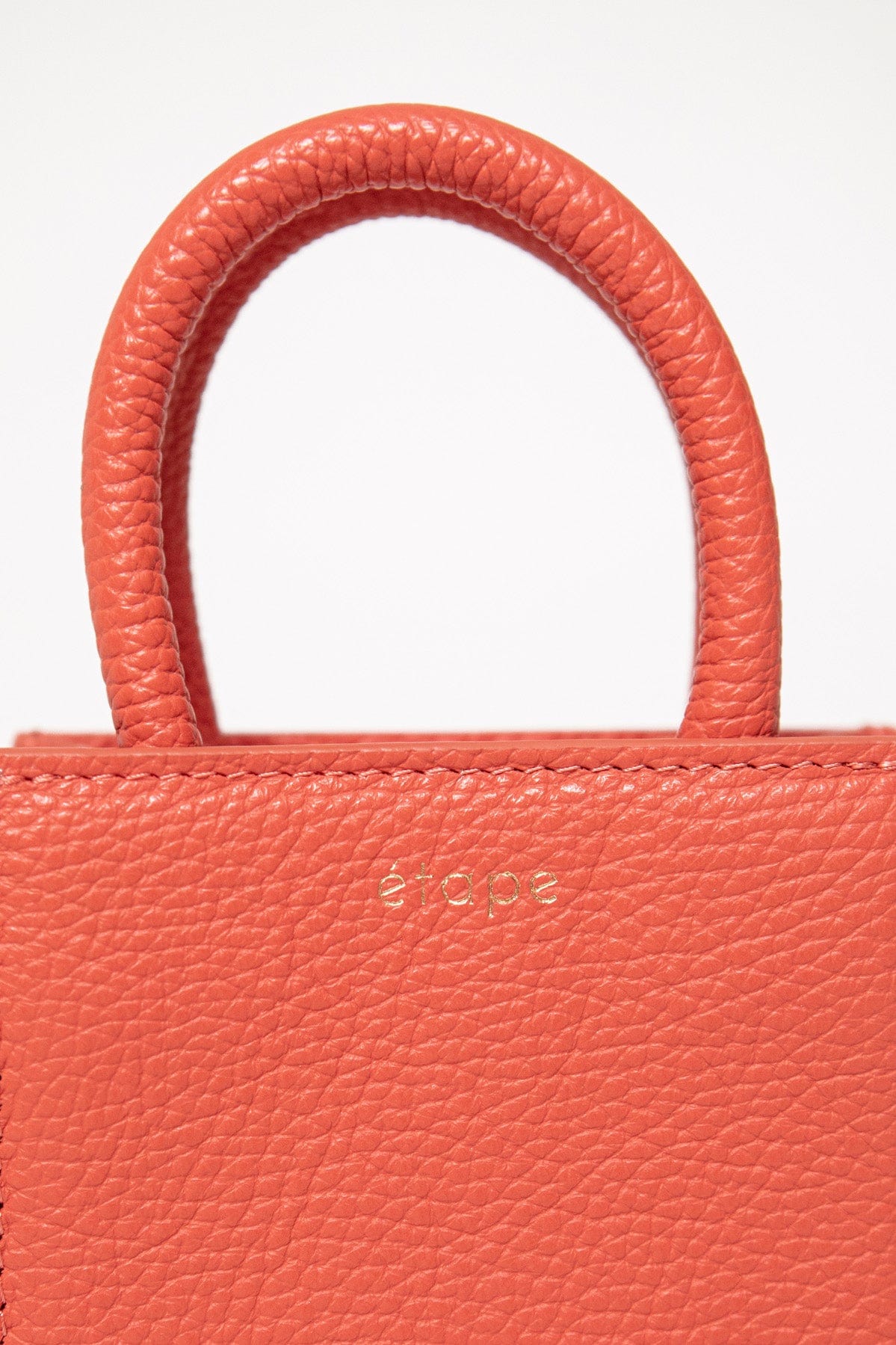 Leather bag Etape MIMI BAG Coral