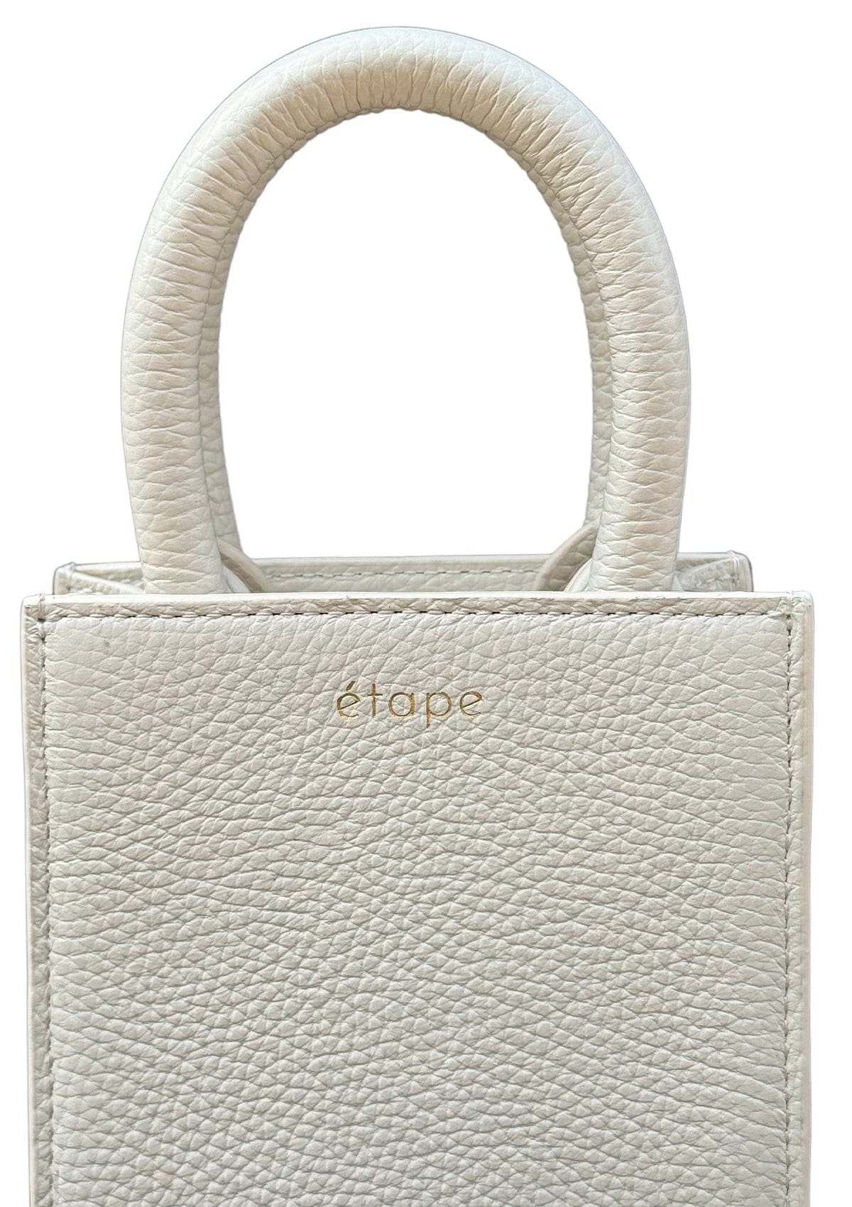 Leather bag Etape MIMI BAG White