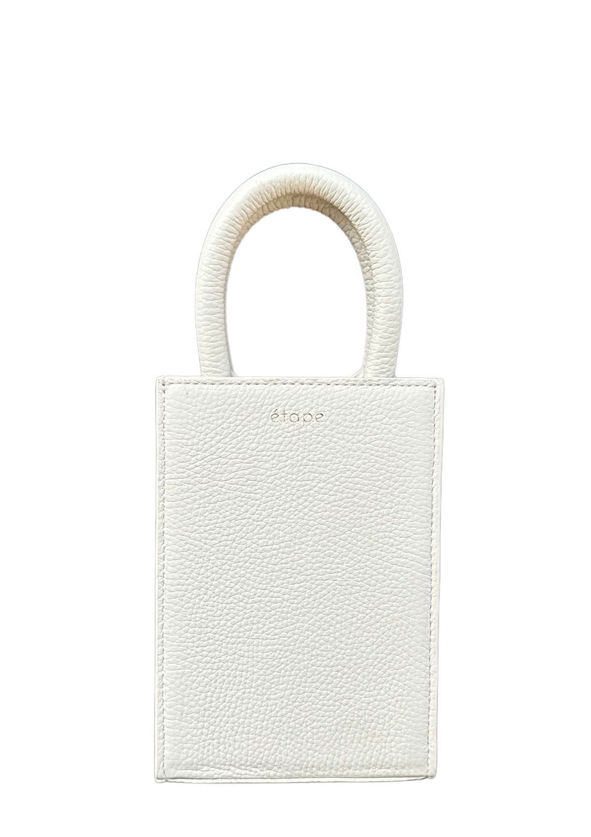 Leather bag Etape MIMI BAG White