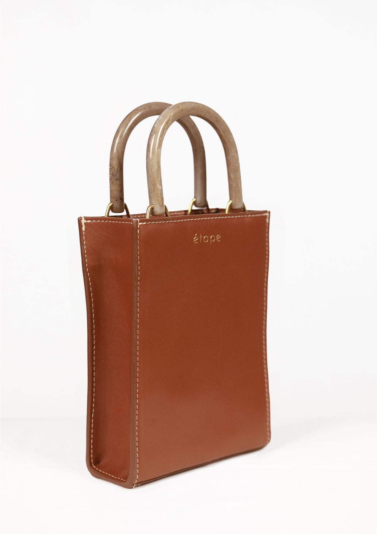 Leather bag Etape MIMI MAX Brandy Limited Edition