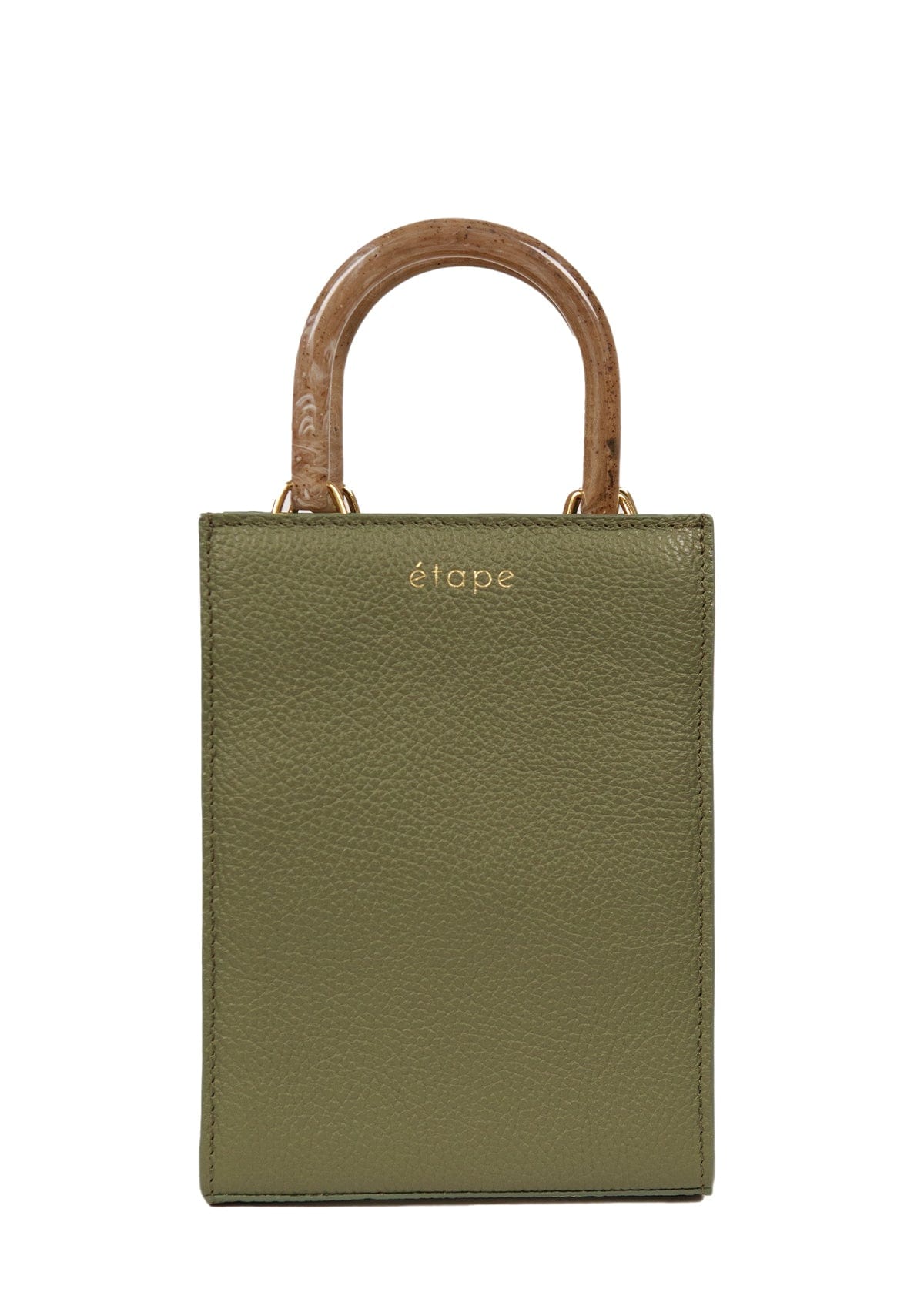 Leather bag Etape MIMI MAX Olive