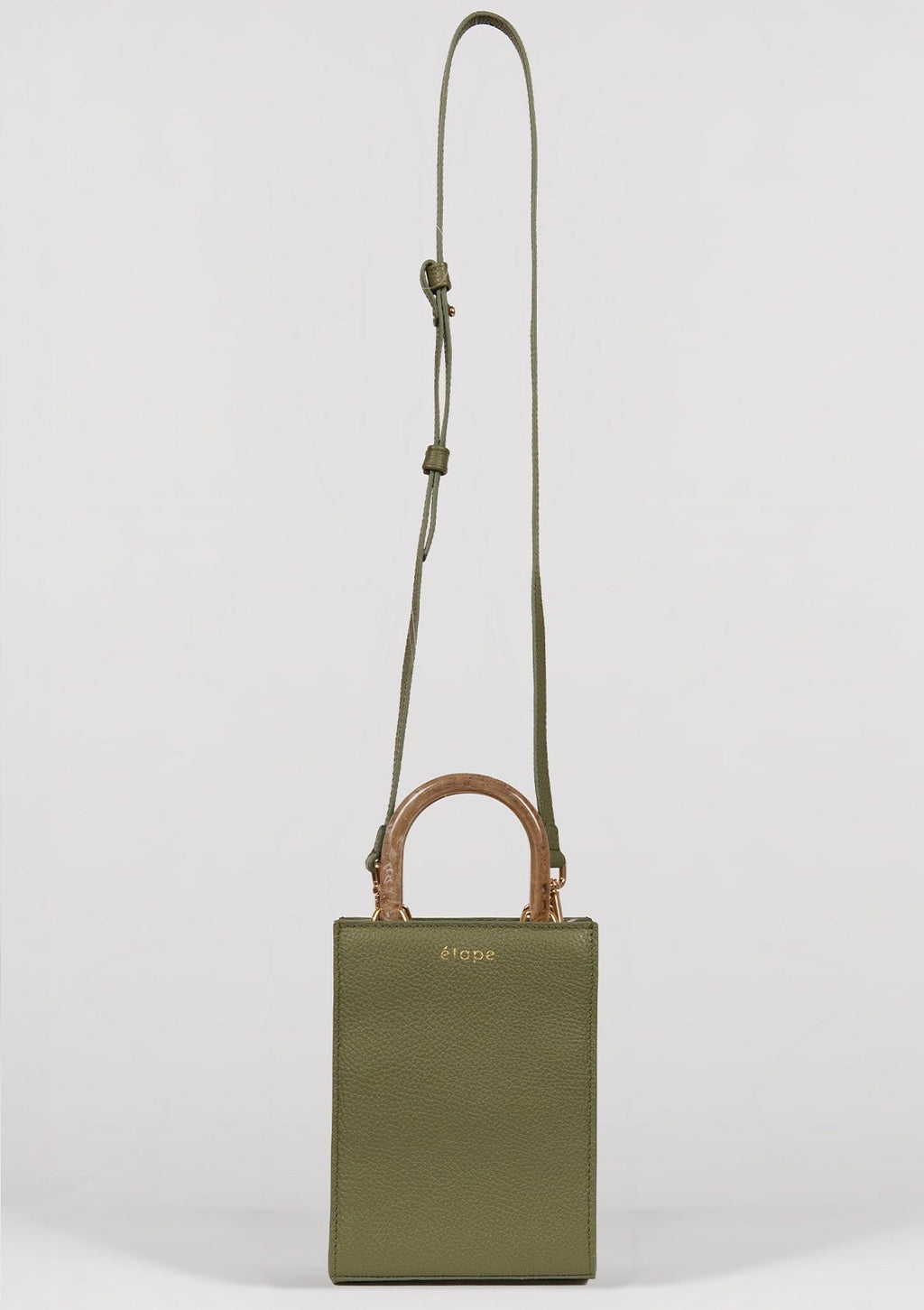 Leather bag Etape MIMI MAX Olive