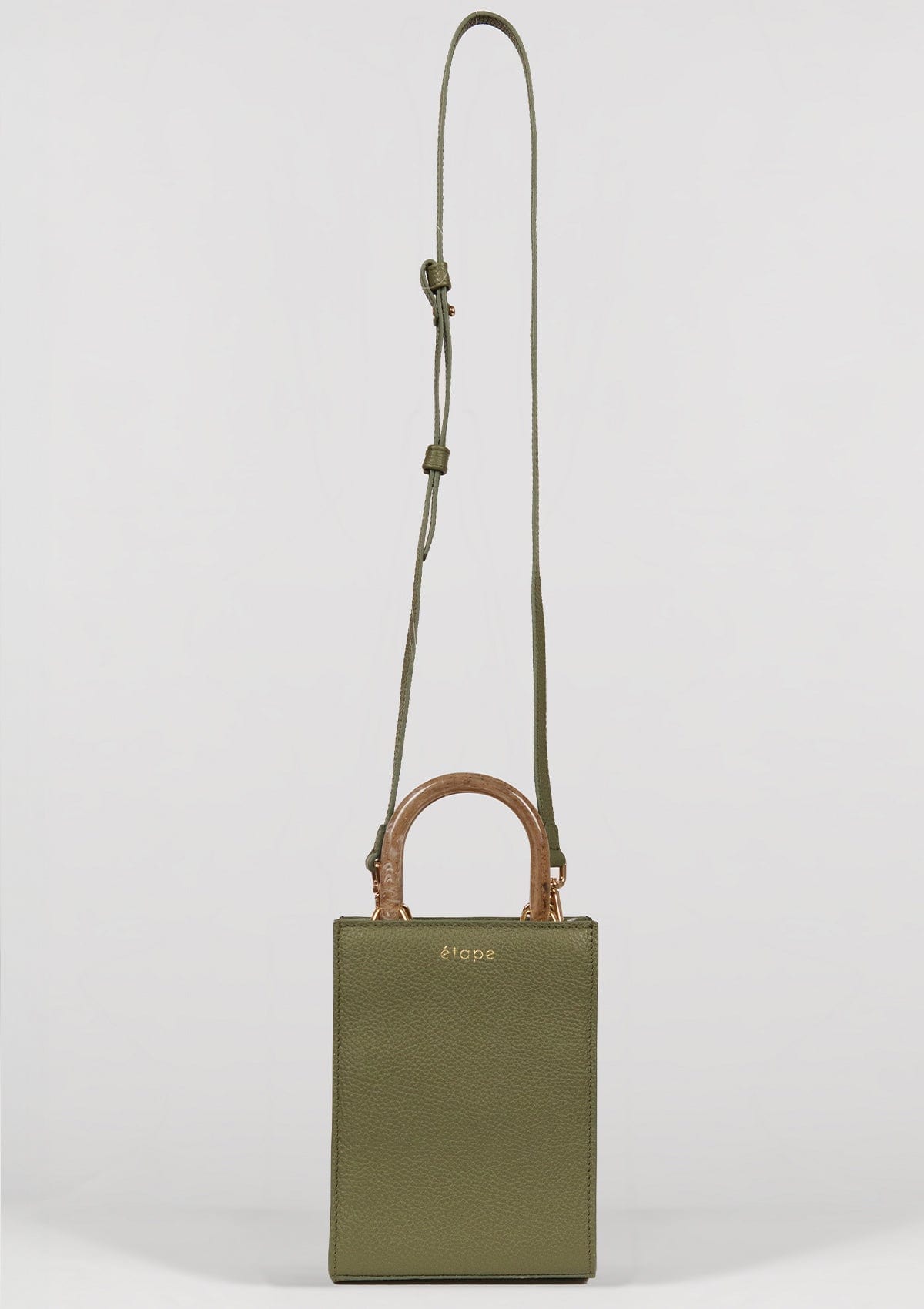 Leather bag Etape MIMI MAX Olive