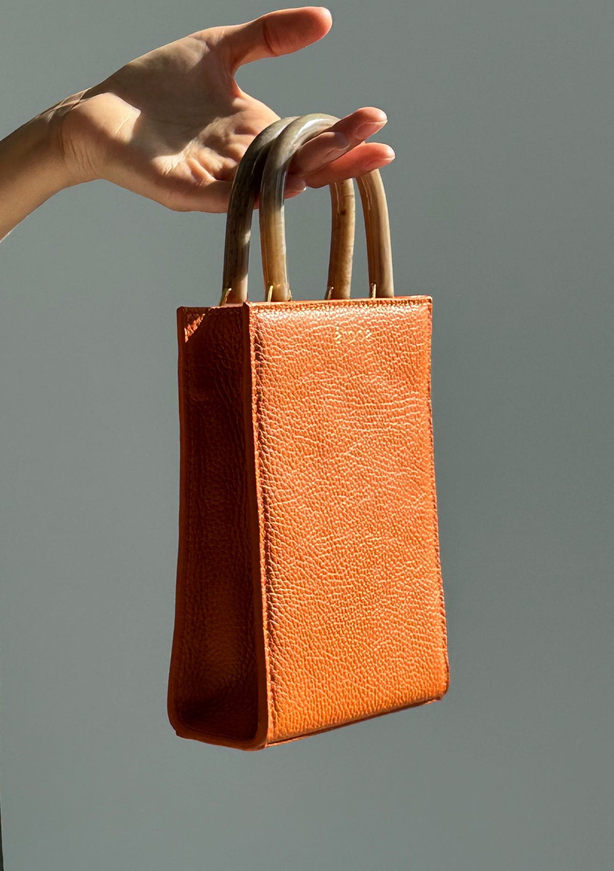 Leather bag Etape MIMI MAX Orange