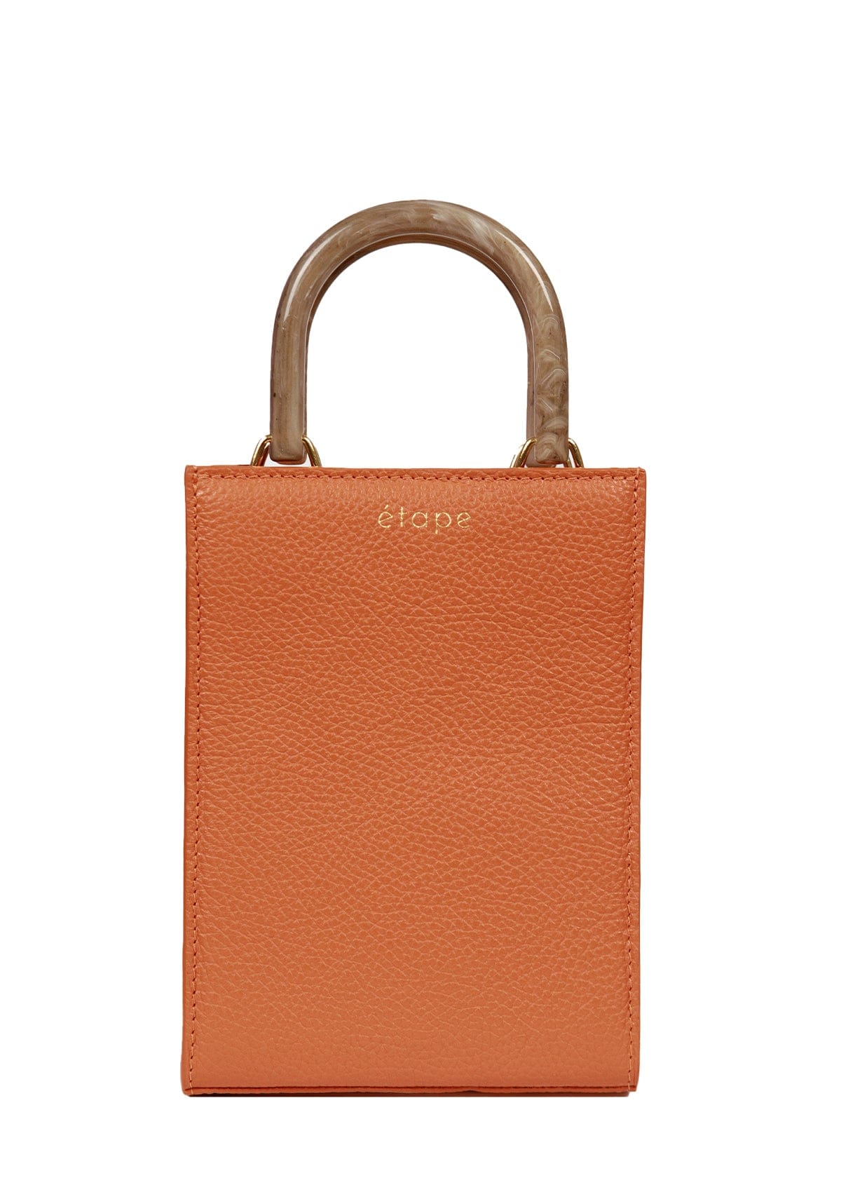 Leather bag Etape MIMI MAX Orange