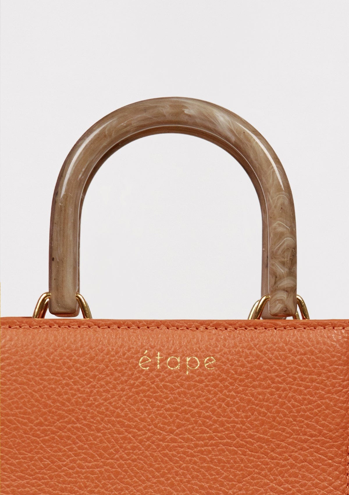 Leather bag Etape MIMI MAX Orange