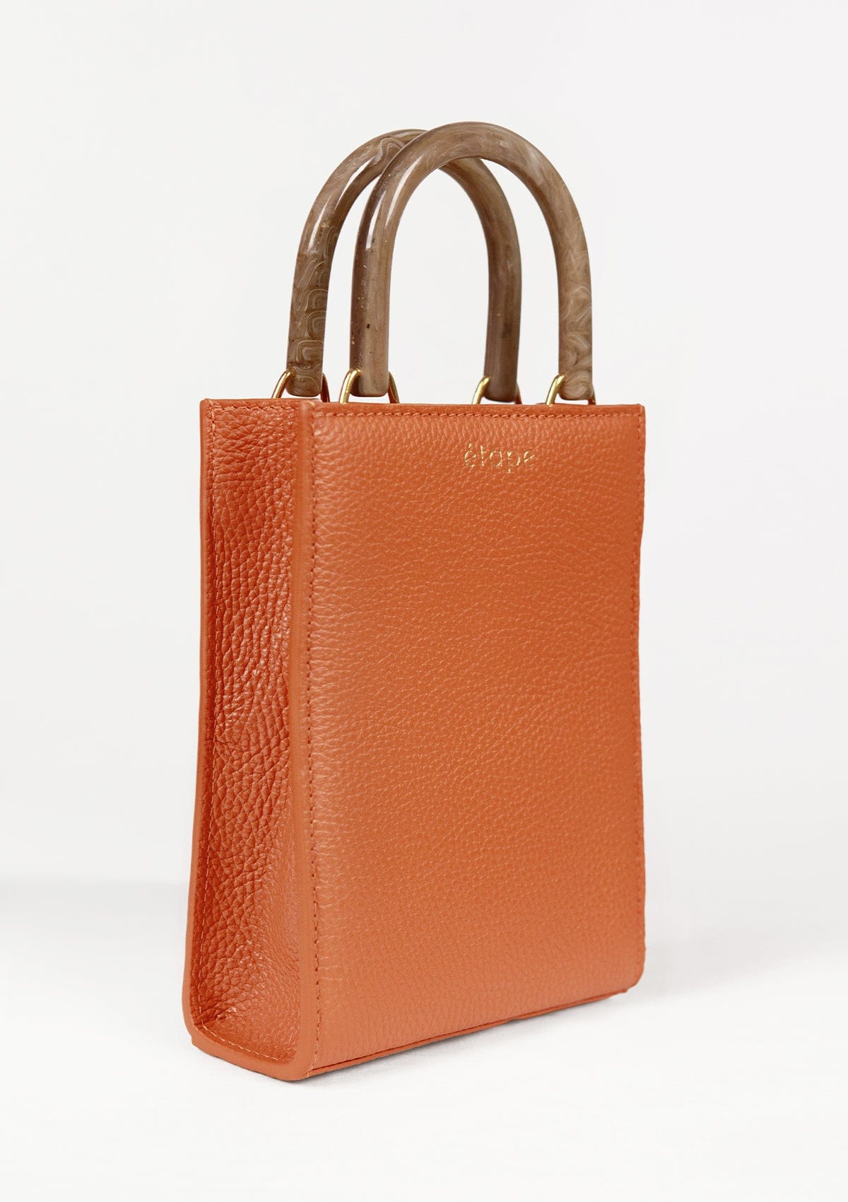 Leather bag Etape MIMI MAX Orange