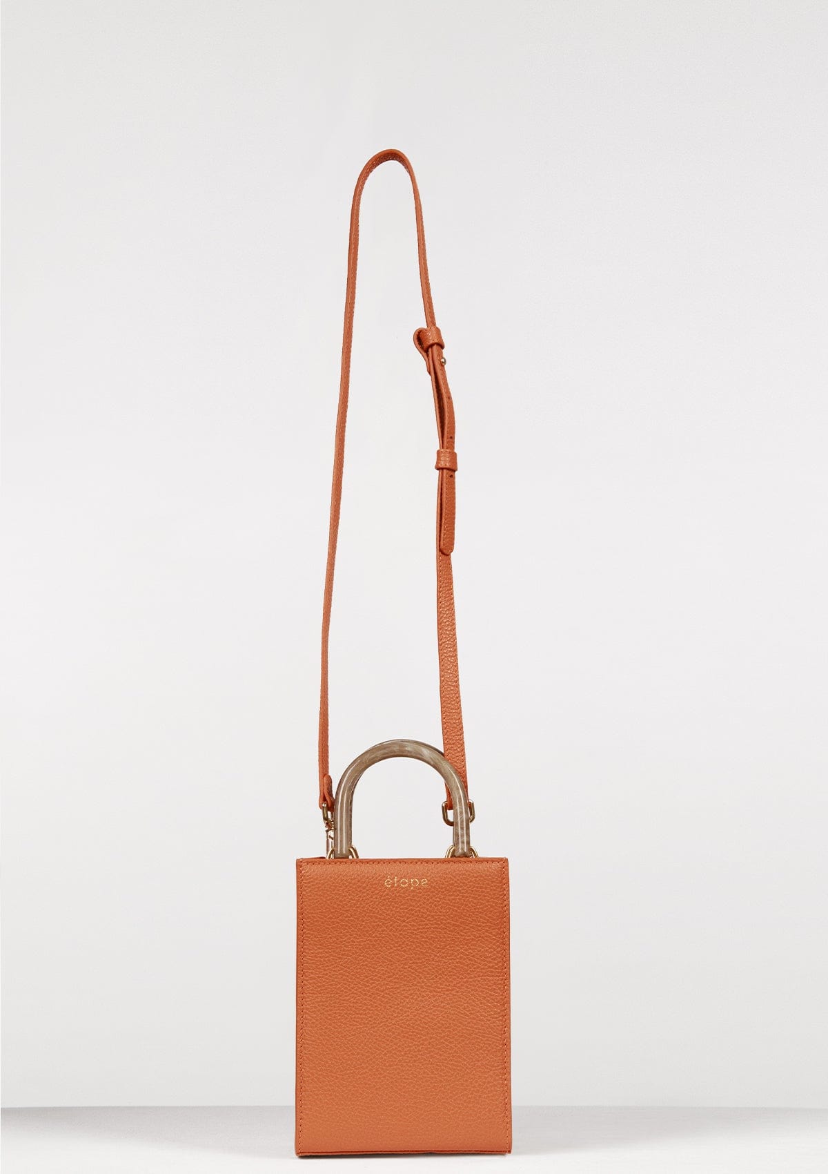 Leather bag Etape MIMI MAX Orange