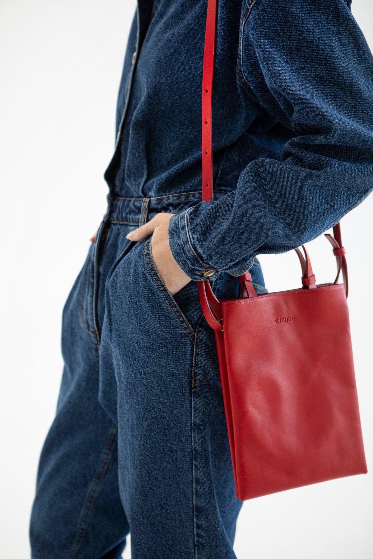 Leather bag Etape Petite 0027 Rouge