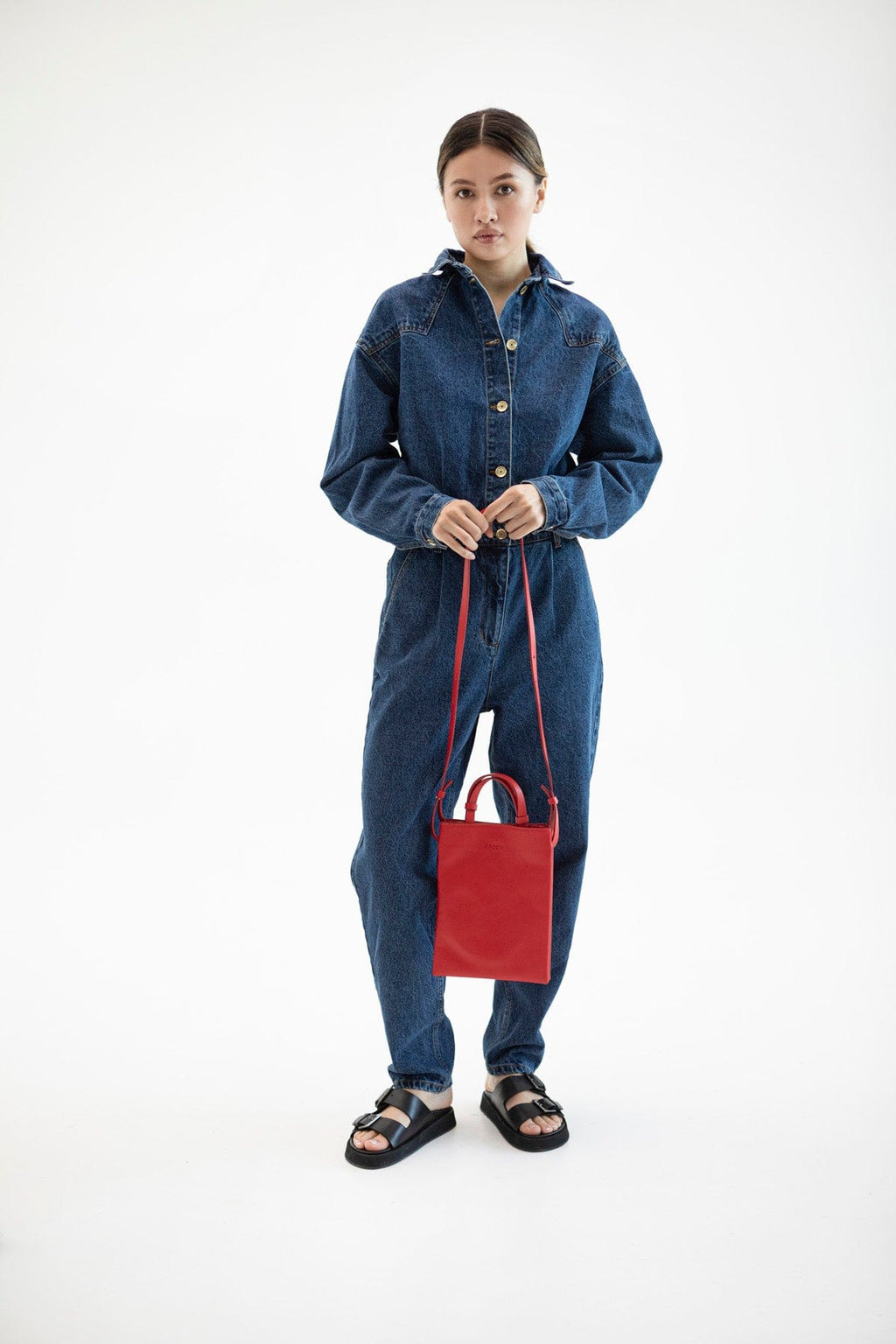 Leather bag Etape Petite 0027 Rouge