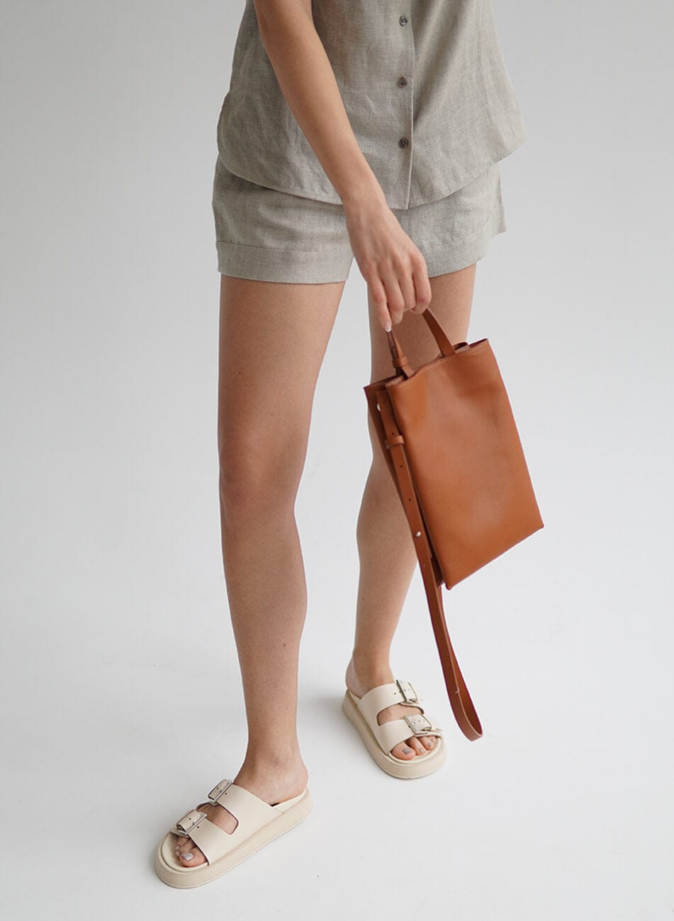 Leather bag Etape Petite 0027 Brandy Limited Edition