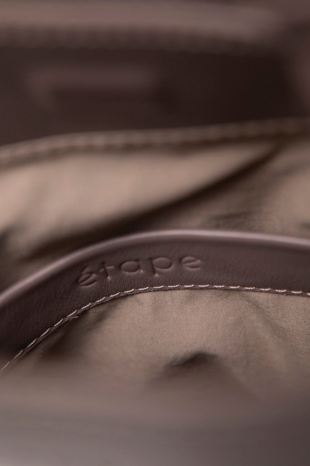 Leather bag Etape Petite 0027 Cappuccino