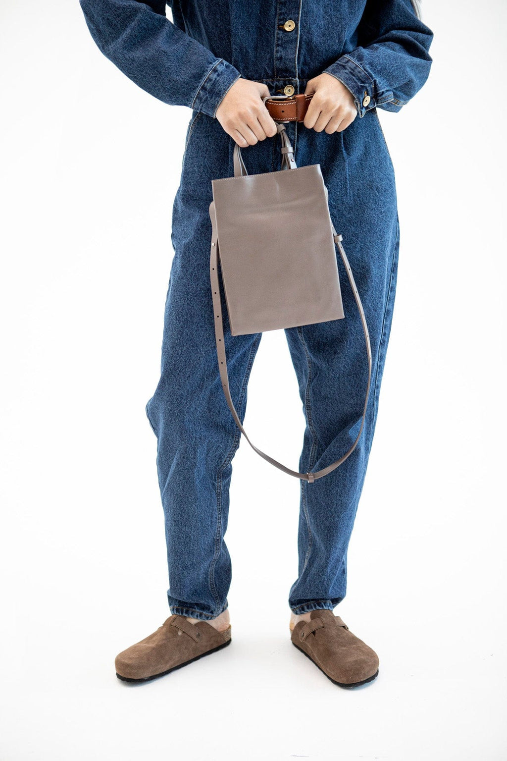 Leather bag Etape Petite 0027 Cappuccino