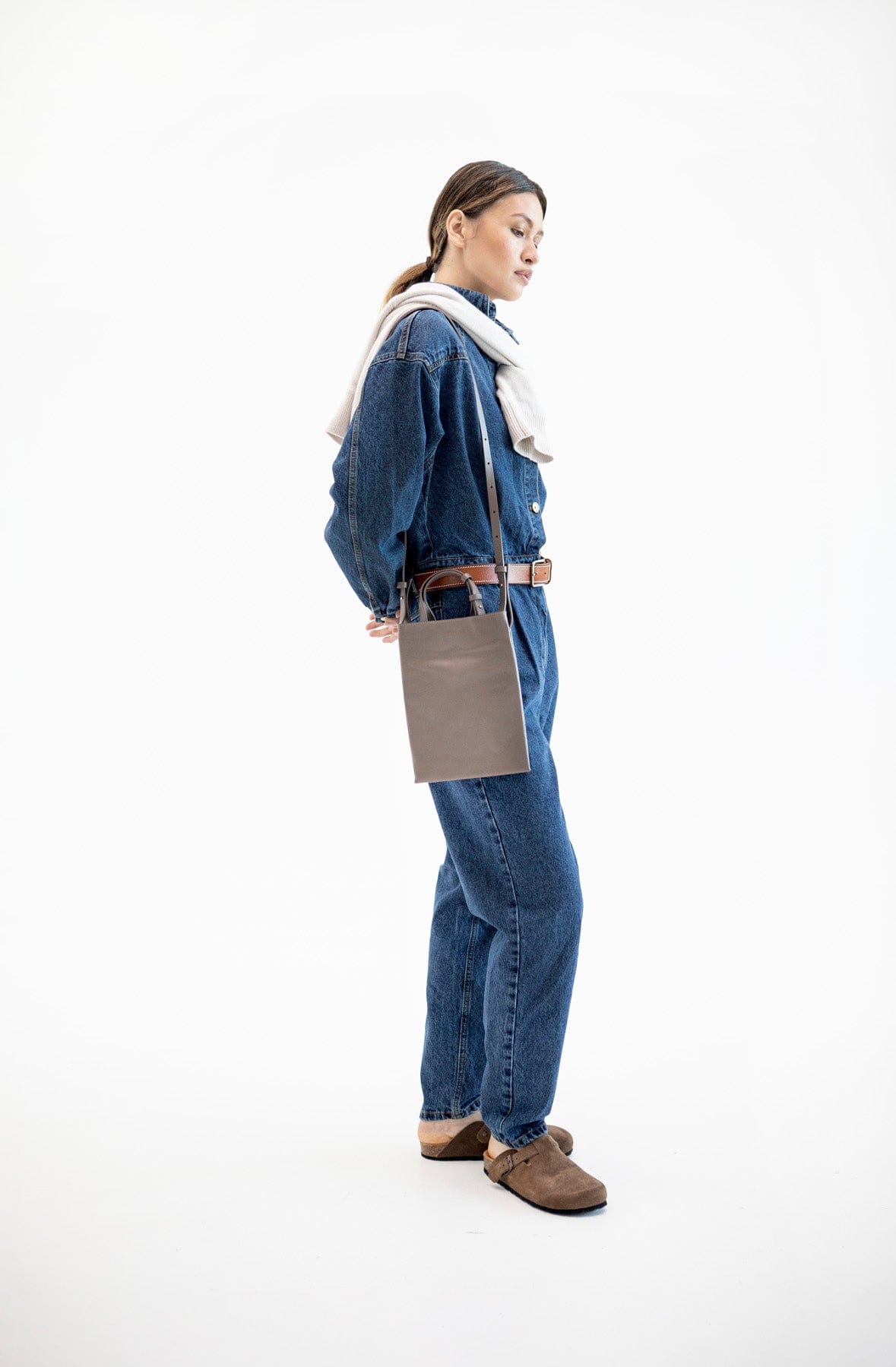 Leather bag Etape Petite 0027 Cappuccino