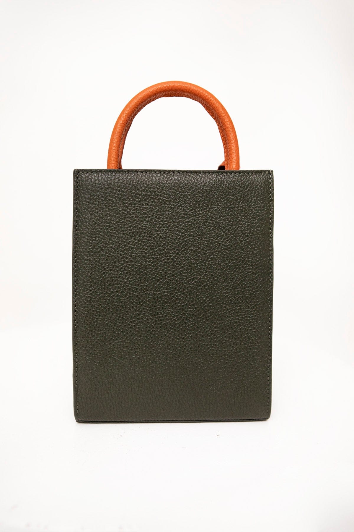 Leather bag Etape TOY BAG 888 Khaki/Orange