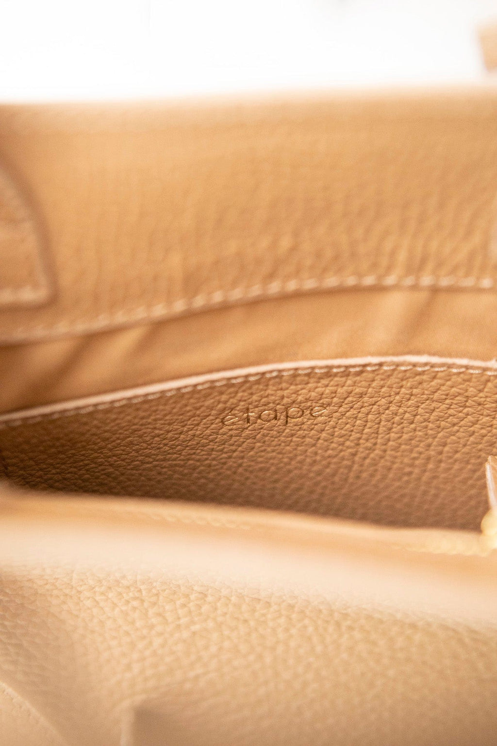 Leather bag Etape TOY BAG 888 СМ Cappuccino