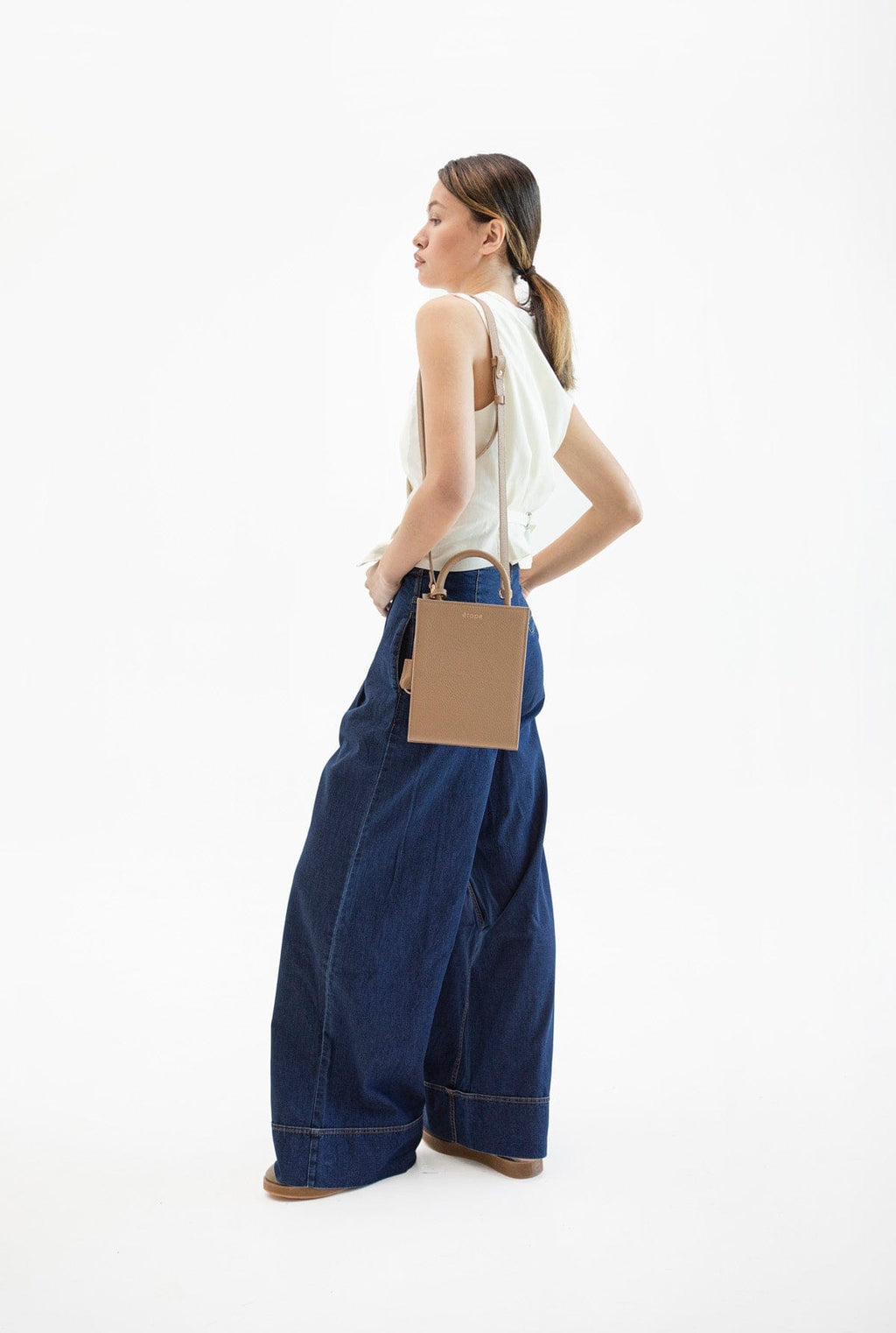 Leather bag Etape TOY BAG 888 СМ Cappuccino