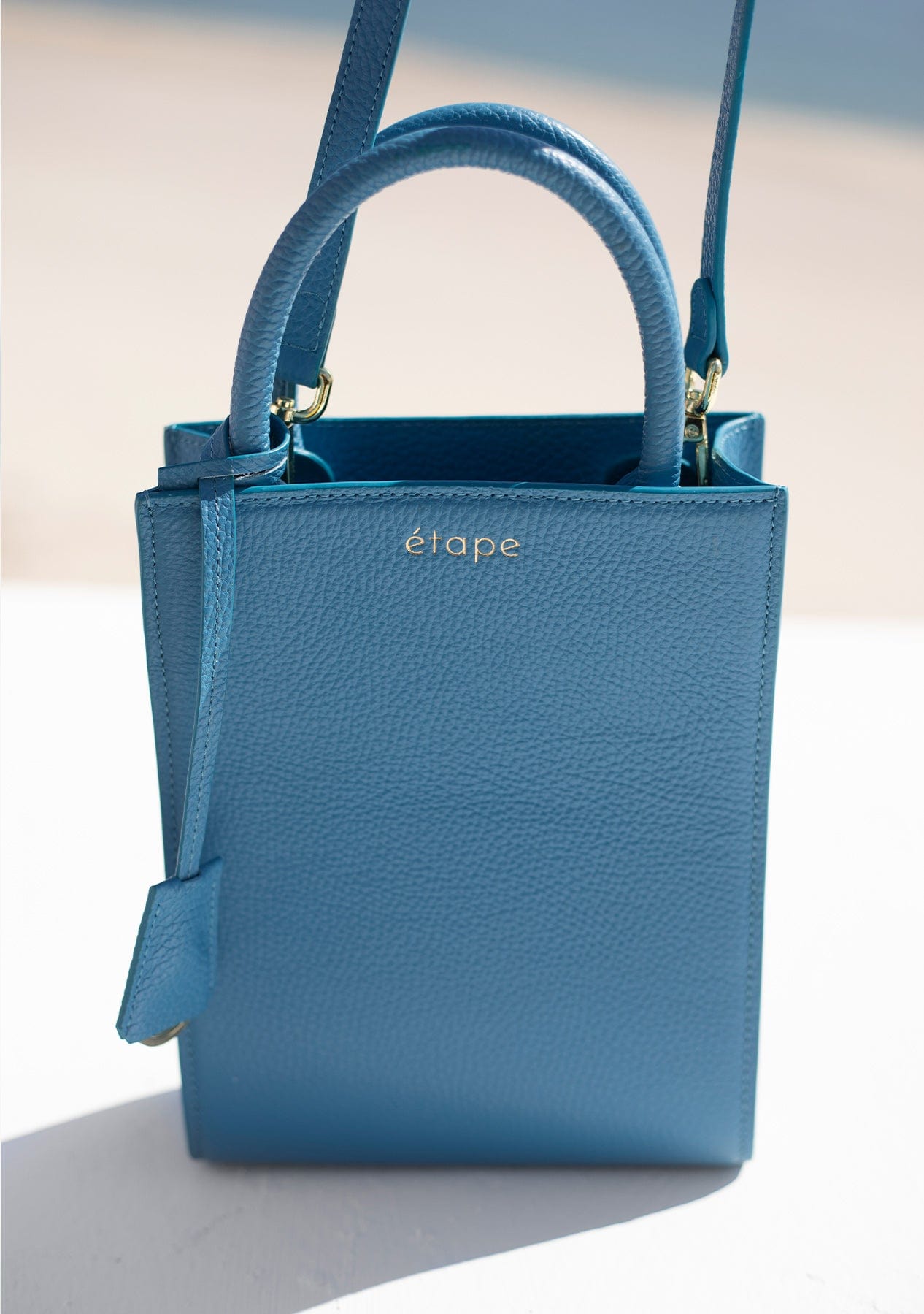 Leather bag Etape TOY BAG 888 AZ Azure