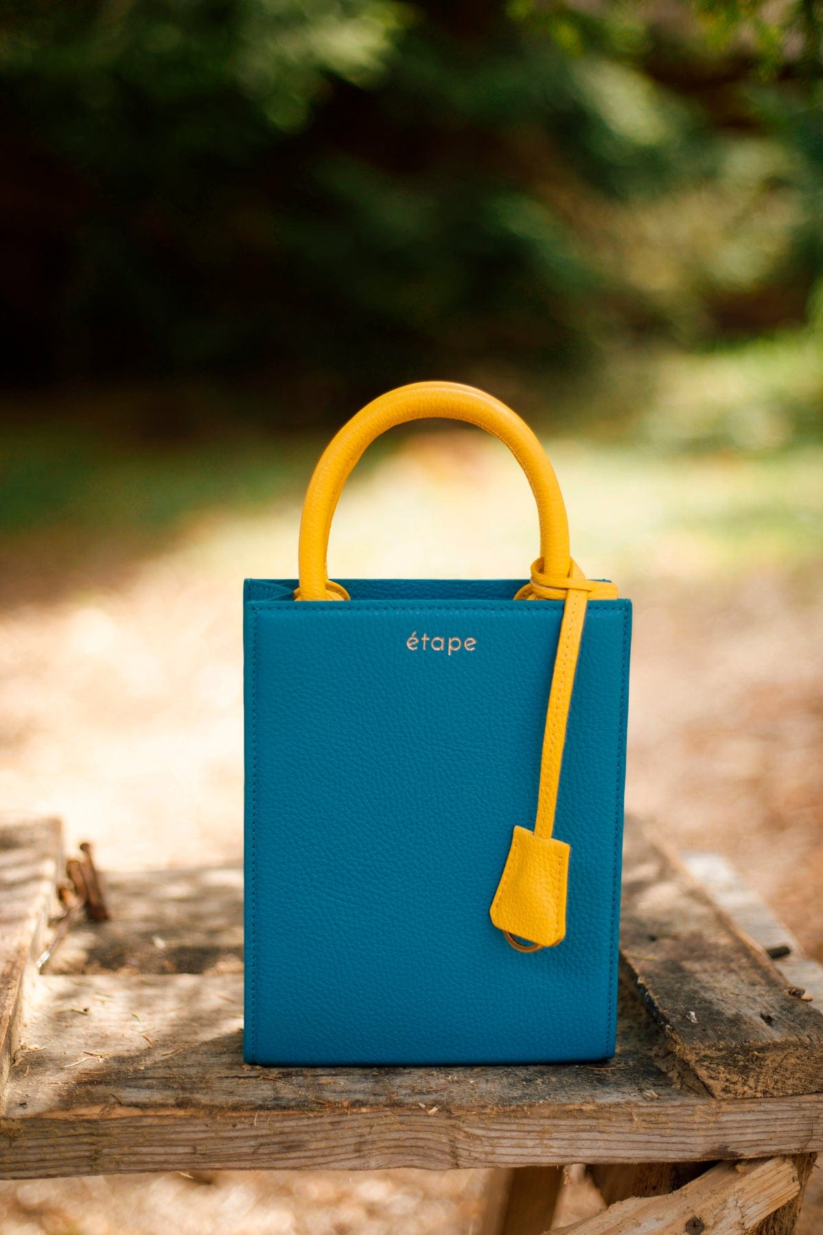 Leather bag Etape TOY BAG 888 Blue/Yellow
