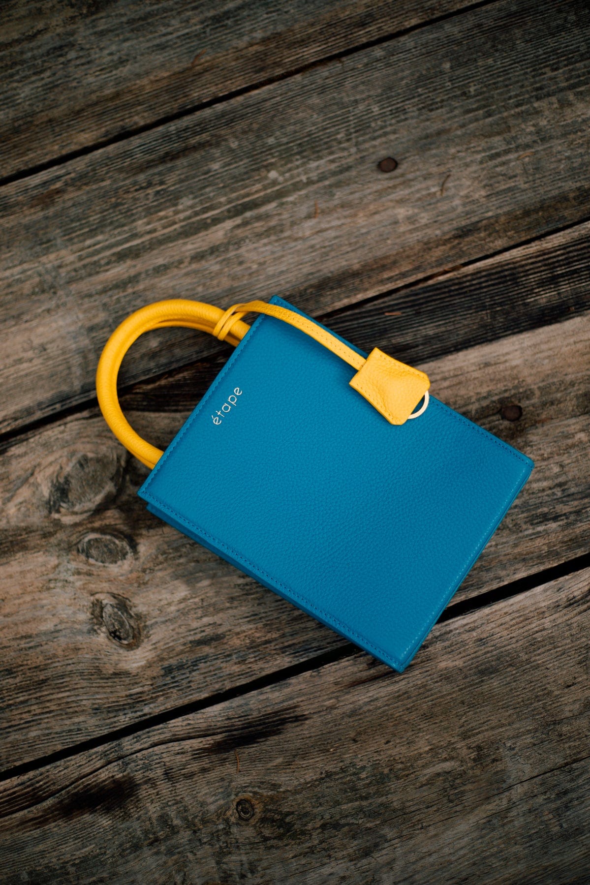Leather bag Etape TOY BAG 888 Blue/Yellow