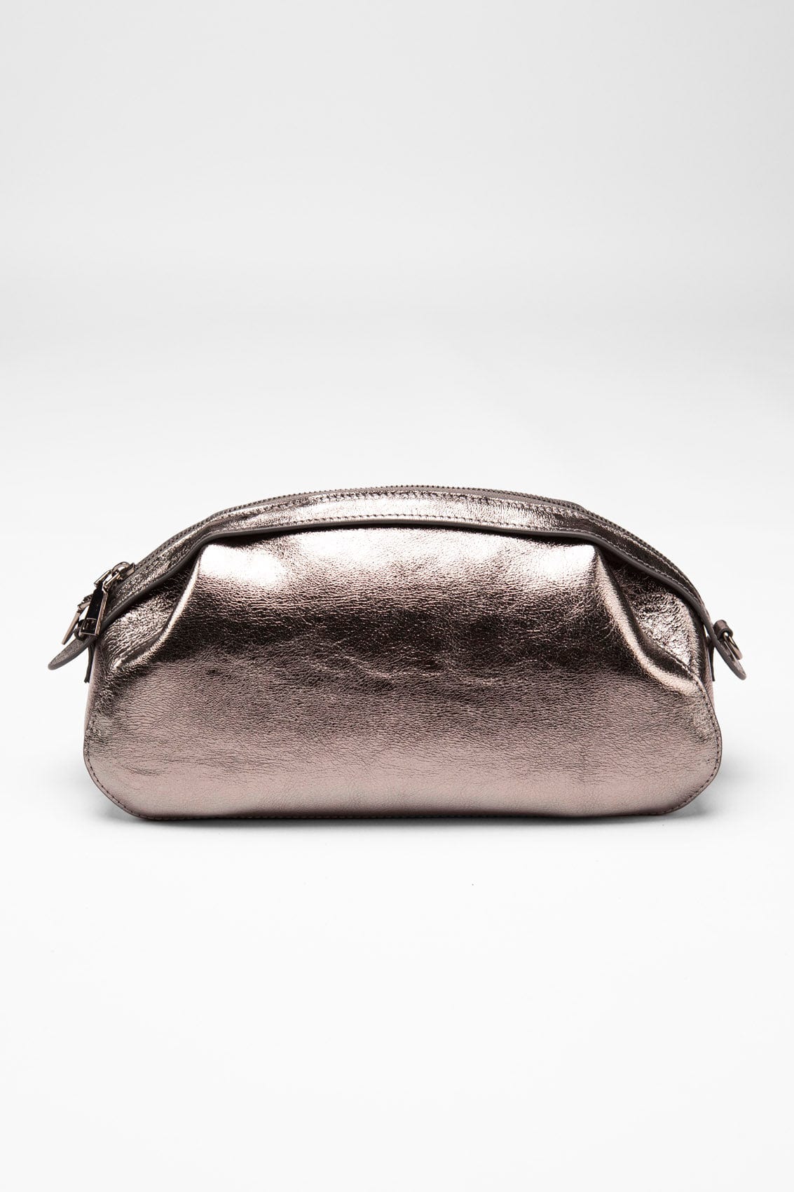 Leather bag Etape Venice Argentum Glitter