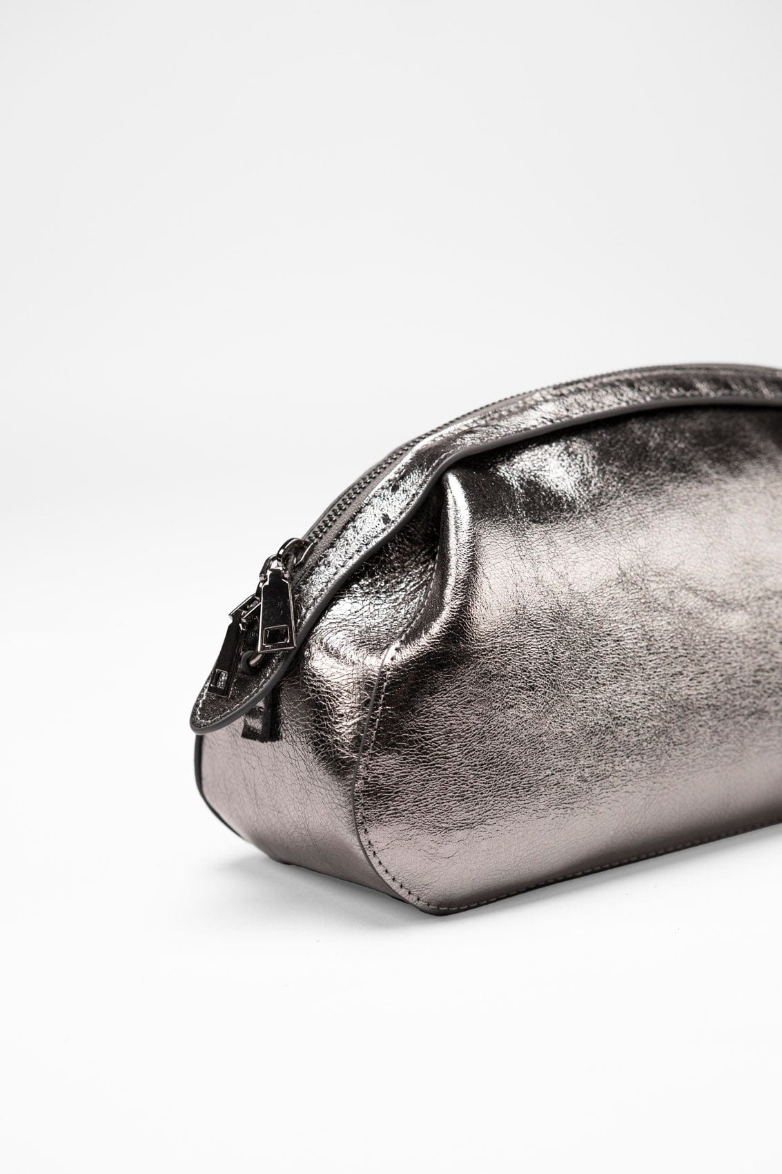 Leather bag Etape Venice Argentum Glitter