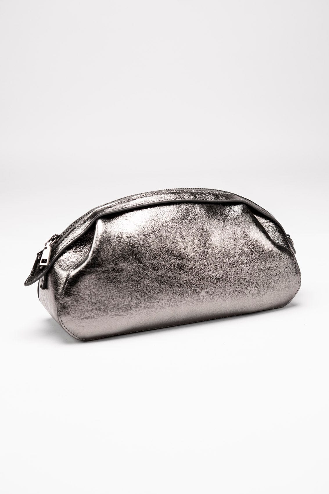 Leather bag Etape Venice Argentum Glitter
