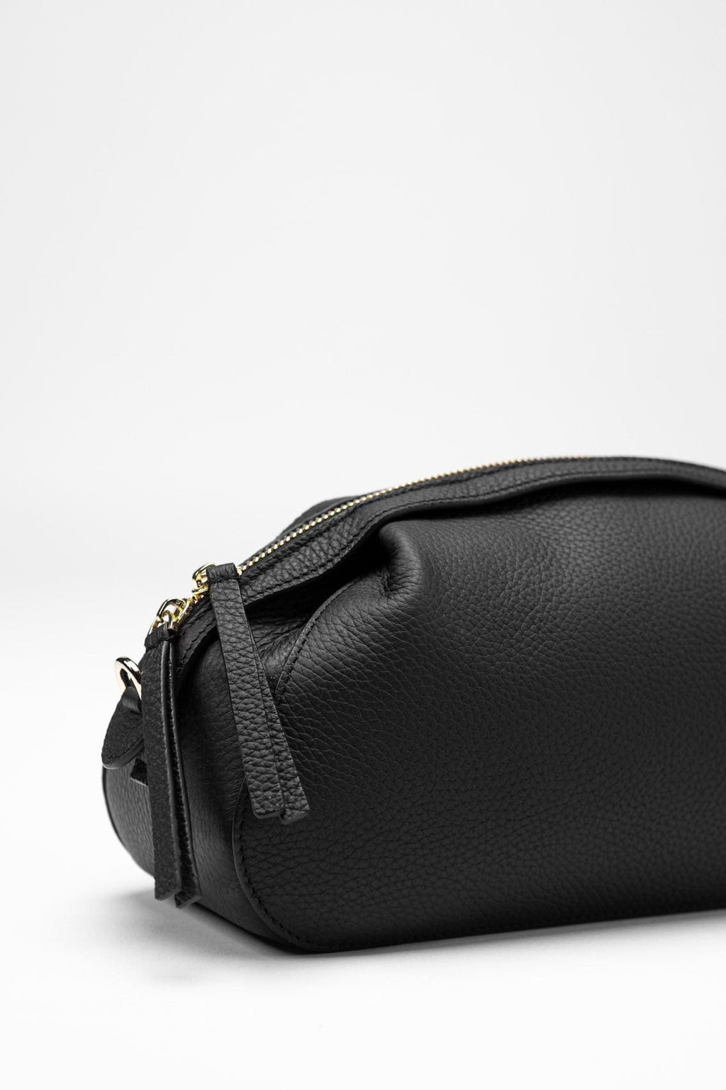 Leather bag Etape Venice Black Flotard