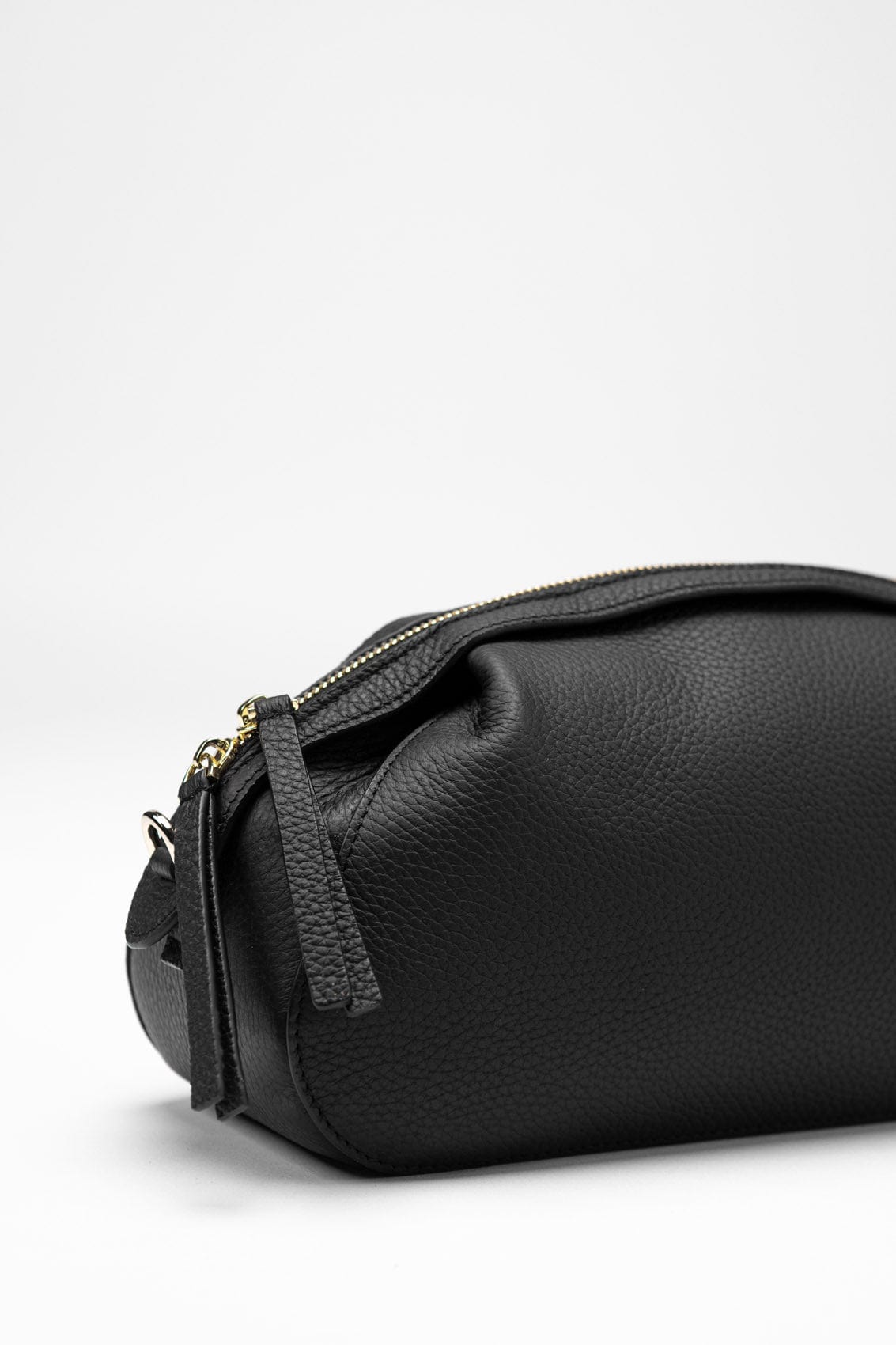 Leather bag Etape Venice Black Flotard