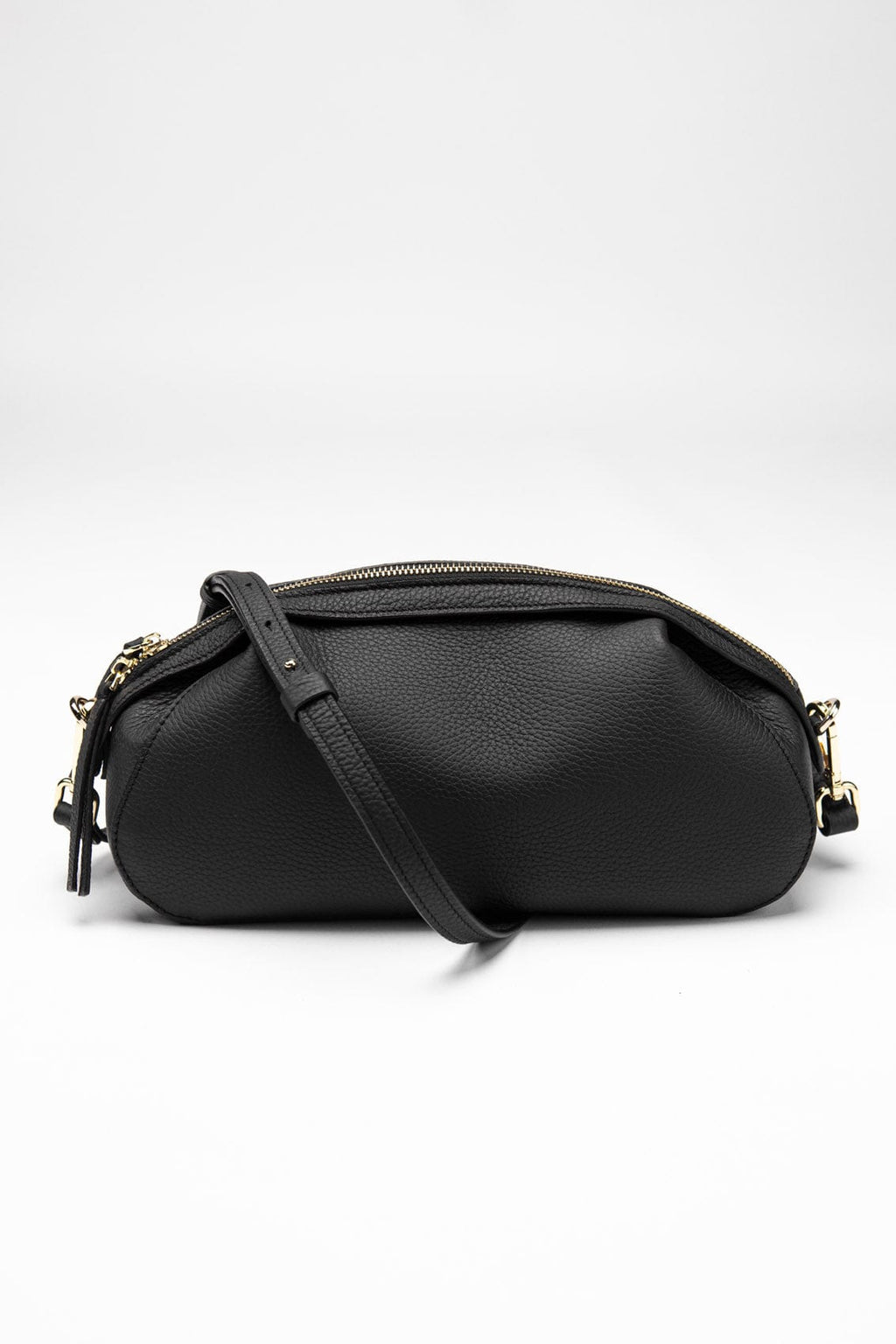 Leather bag Etape Venice Black Flotard