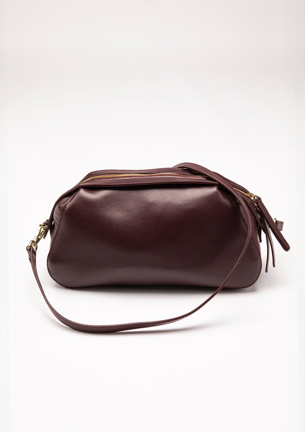 Leather bag Etape Venice Burgundy Nappa