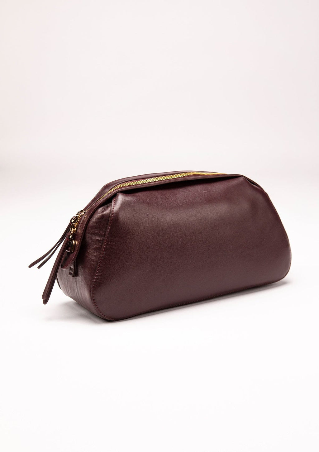 Leather bag Etape Venice Burgundy Nappa
