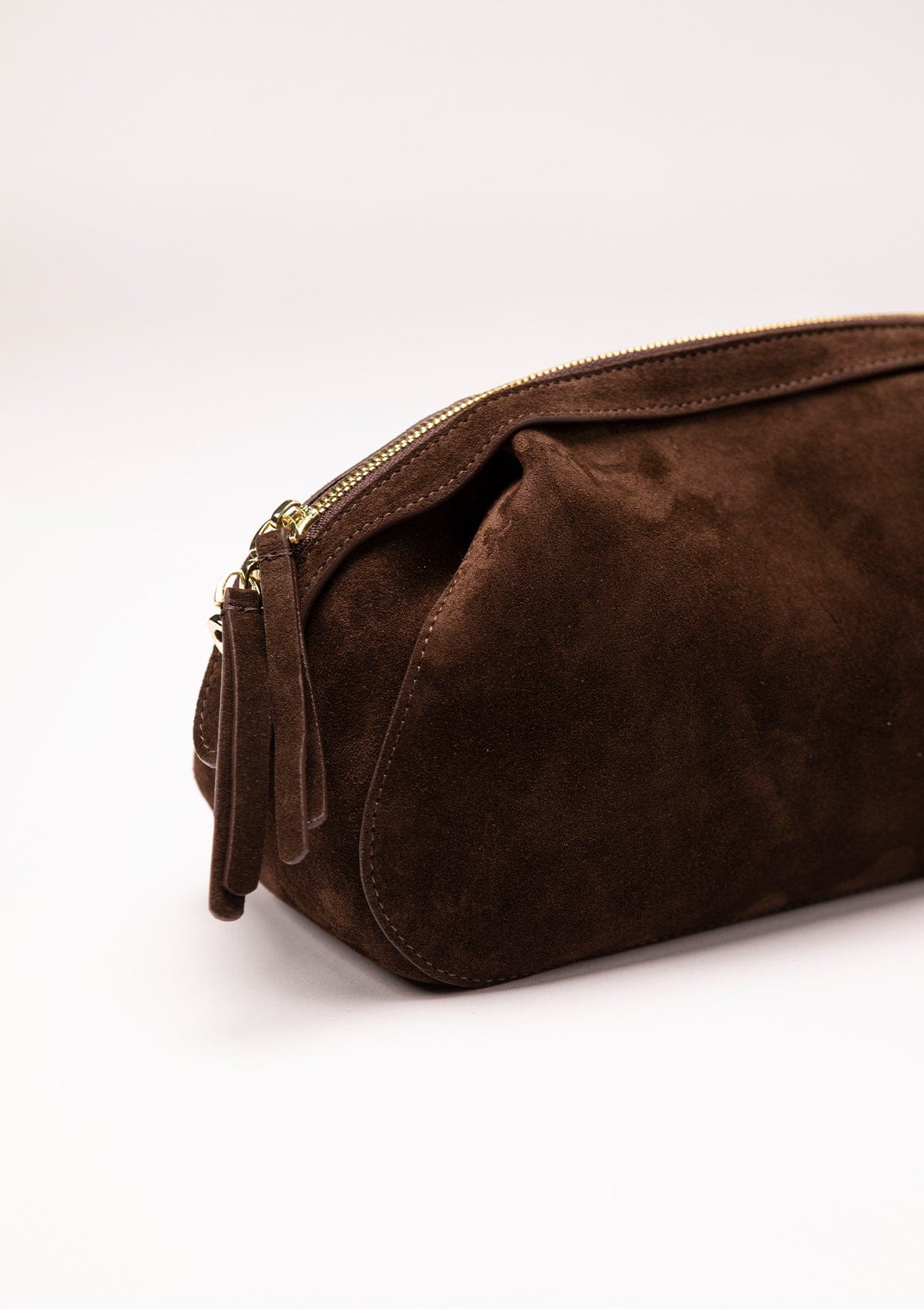 Suede bag Etape Venice Chocolate Suede