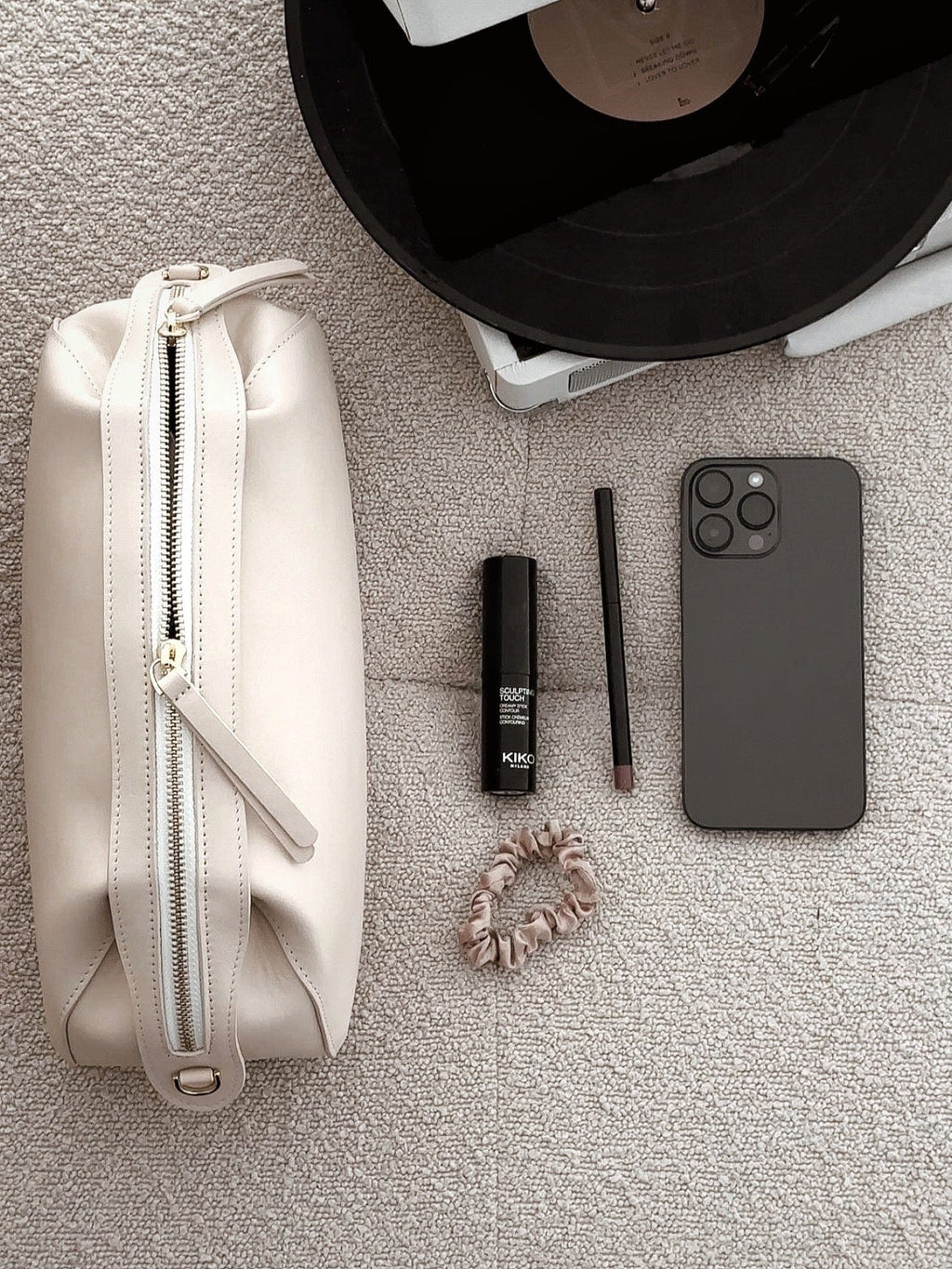 Leather bag Etape Venice Milk Nappa