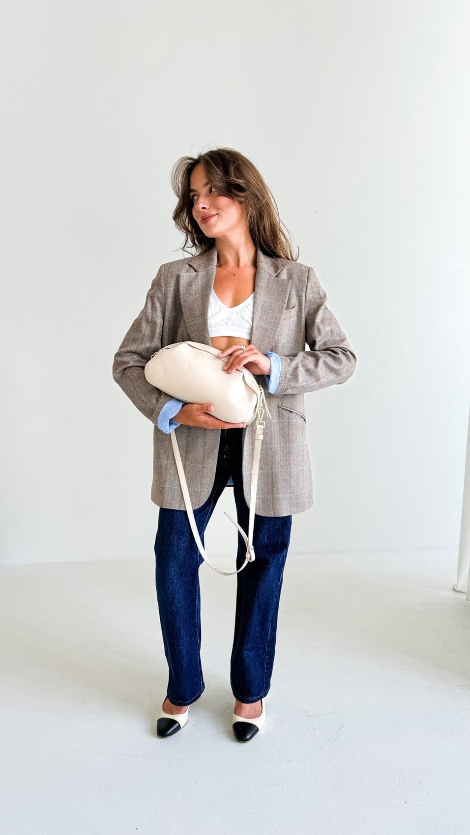 Leather bag Etape Venice Milk Nappa