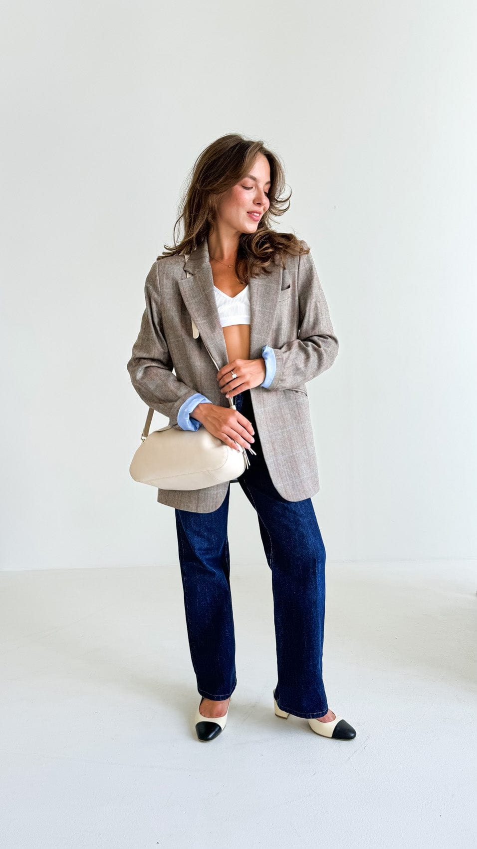 Leather bag Etape Venice Milk Nappa