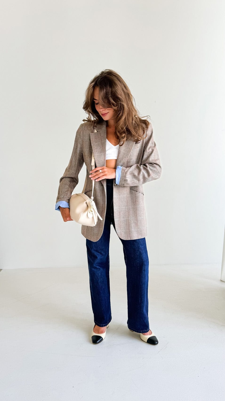 Leather bag Etape Venice Milk Nappa