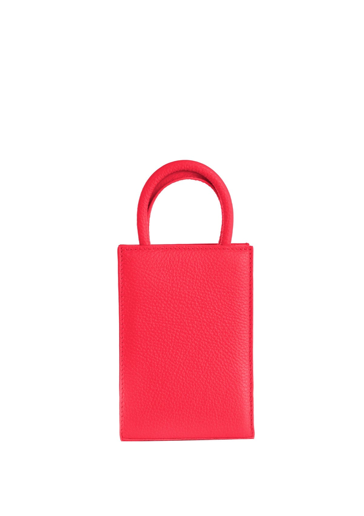Leather bag Sagaboi x Ètape MIMI BAG Hand Painted Red